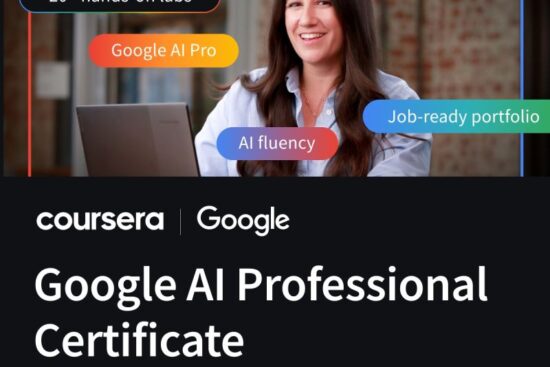 Google AI Professional Certificate