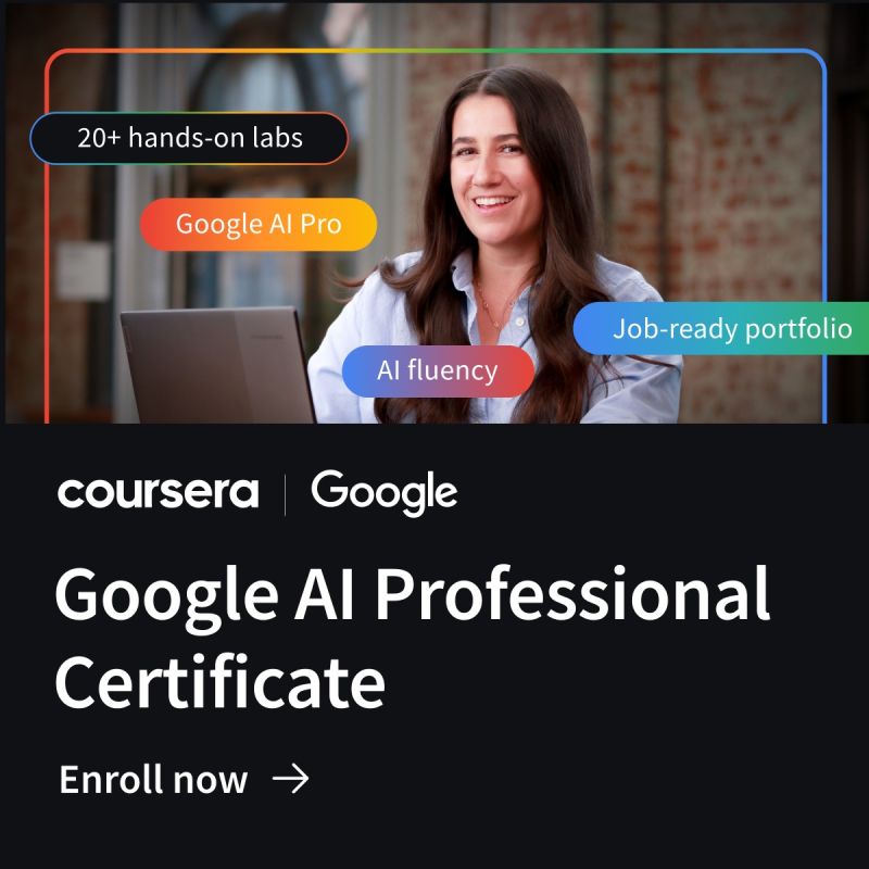 Google AI Professional Certificate
